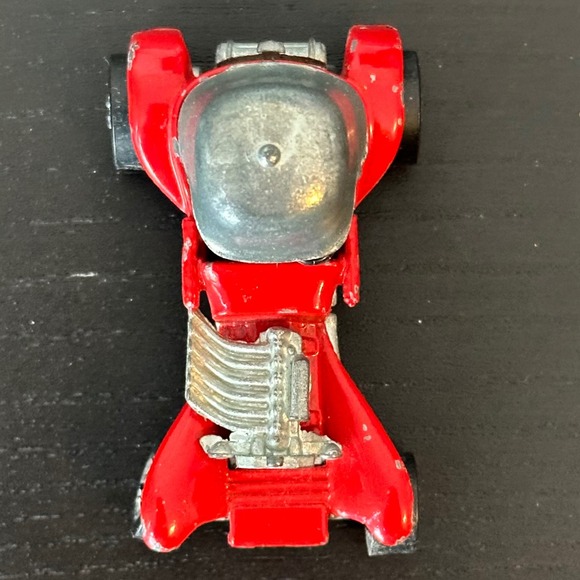 Vintage Hot Wheels Red Baron 1969 Mattel Diecast Car Redline Silver - Picture 3 of 6